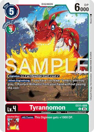Image of Tyrannomon [EX11-009] [Dawn of Liberator]