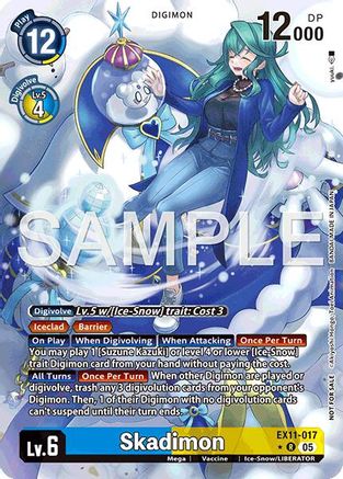 Image of Skadimon [EX11-017] (Alternate Art) (Box Topper) [Dawn of Liberator]