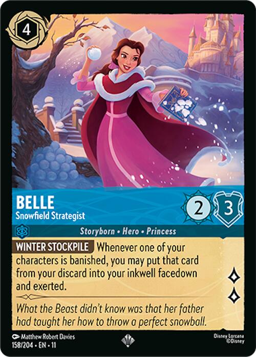 Image of Belle - Snowfield Strategist (158/204) [Winterspell]