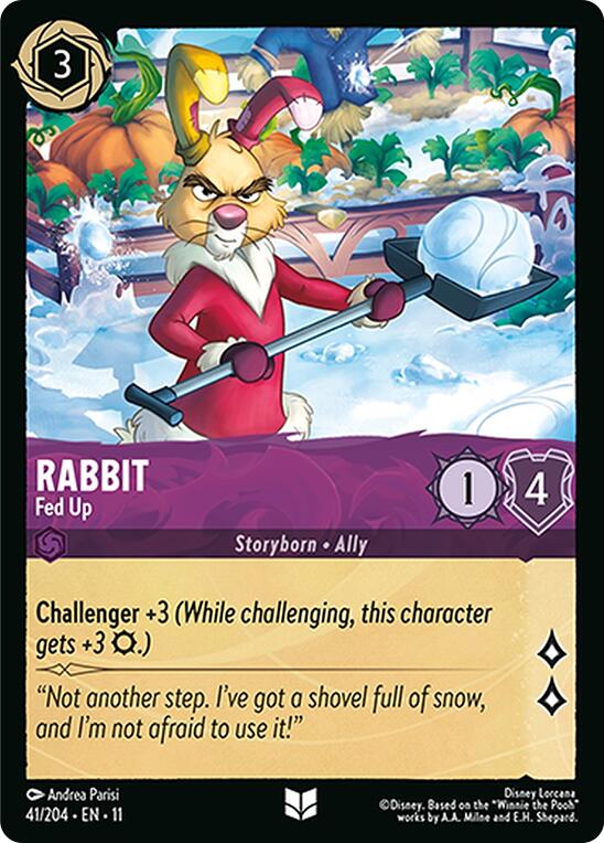 Image of Rabbit - Fed Up (41/204) [Winterspell]