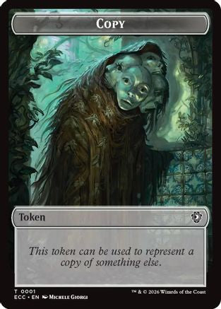 Image of Copy // Plant Double-Sided Token [Lorwyn Eclipsed Tokens]