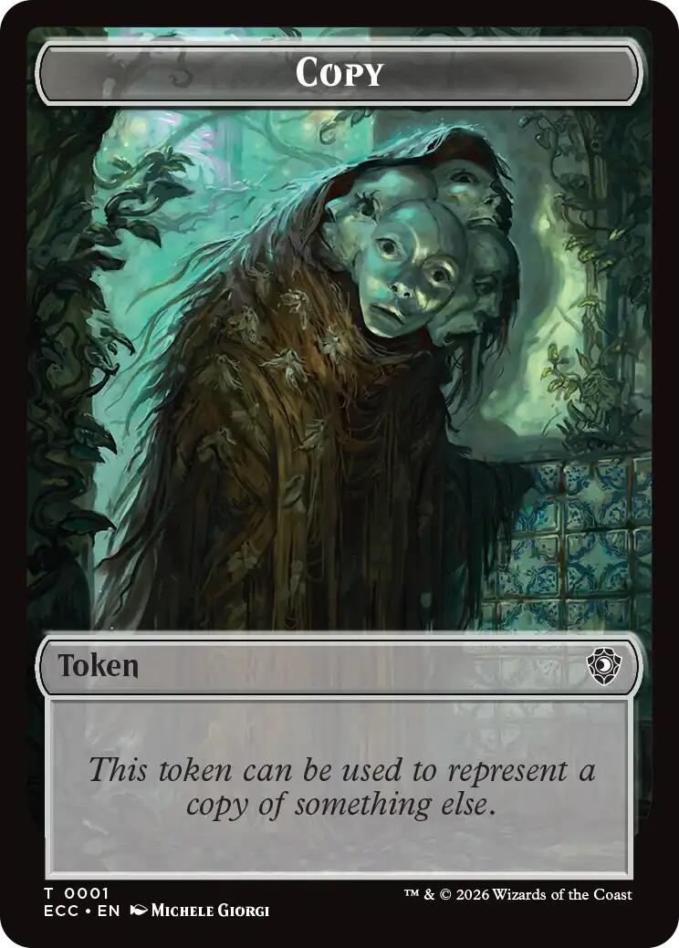 Image of Copy // Shapeshifter Double-Sided Token [Lorwyn Eclipsed Tokens]
