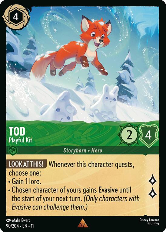 Image of Tod - Playful Kit (90/204) [Winterspell]