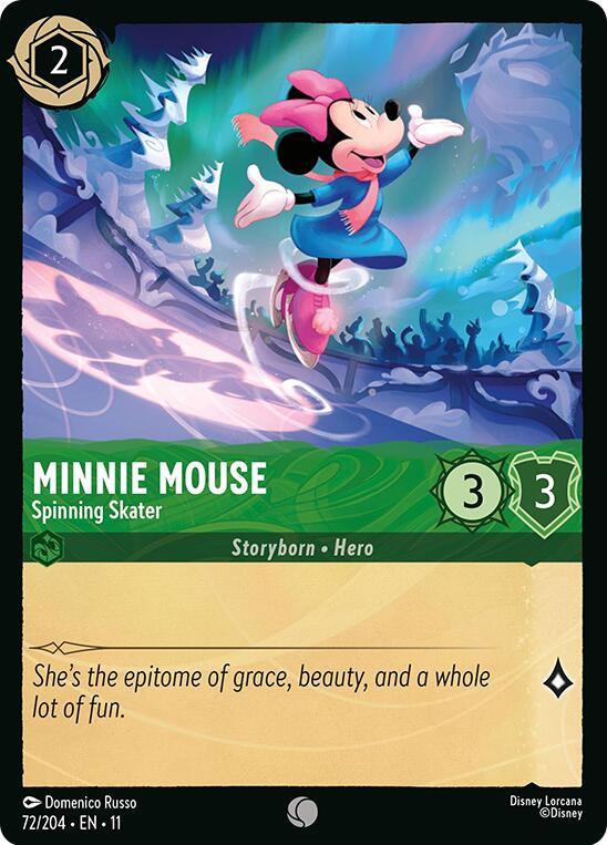 Image of Minnie Mouse - Spinning Skater (72/204) [Winterspell]