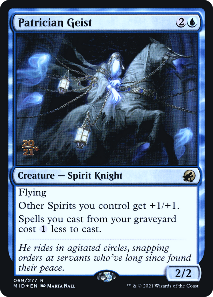 Image of Patrician Geist [Innistrad: Midnight Hunt Prerelease Promos]