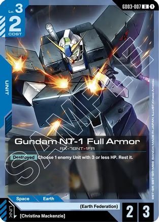 Image of Gundam NT-1 Full Armor (GD03-007) - Steel Requiem