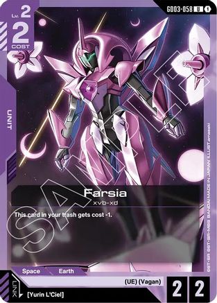 Image of Farsia (GD03-058) - Steel Requiem