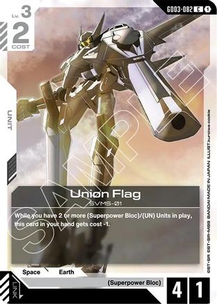 Image of Union Flag (GD03-082) - Steel Requiem