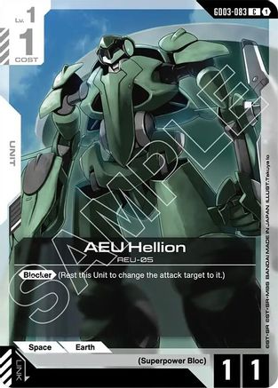 Image of AEU Hellion (GD03-083) - Steel Requiem