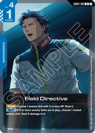 Image of Field Directive (GD03-103) - Steel Requiem
