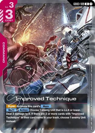 Image of Improved Technique (GD03-109) - Steel Requiem Holofoil