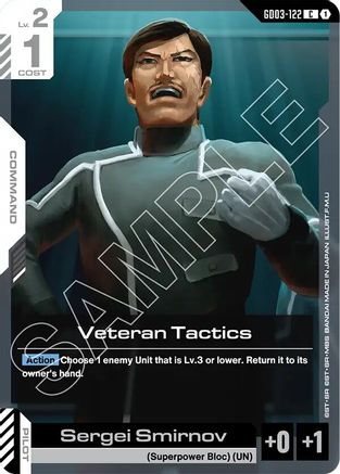 Image of Veteran Tactics (GD03-122) - Steel Requiem