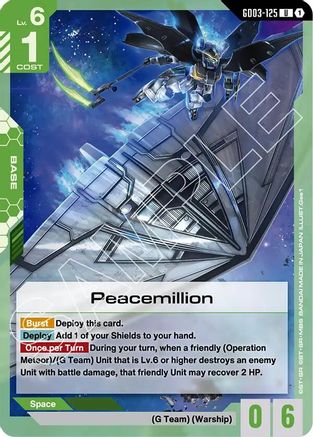 Image of Peacemillion (GD03-125) - Steel Requiem