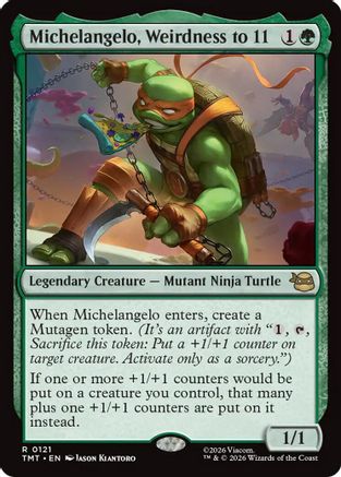 Image of Michelangelo, Weirdness to 11 [Teenage Mutant Ninja Turtles]