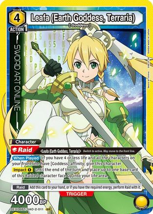 Image of Leafa (Earth Goddess, Terraria) (UEX06BT/SAO-2-011) - UEX06BT Sword Art Online Vol2 Foil