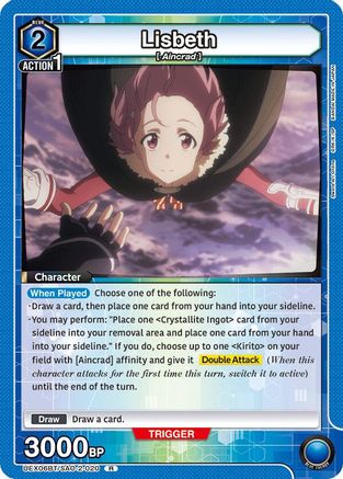 Image of Lisbeth (020) (UEX06BT/SAO-2-020) - UEX06BT Sword Art Online Vol2 Foil