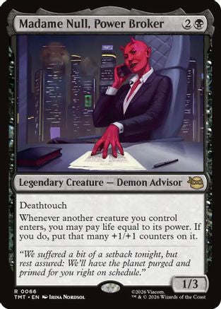 Image of Madame Null, Power Broker [Teenage Mutant Ninja Turtles]