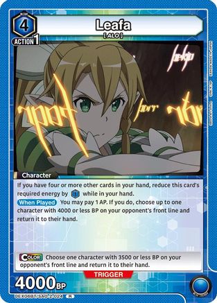 Image of Leafa (024) (UEX06BT/SAO-2-024) - UEX06BT Sword Art Online Vol2 Foil