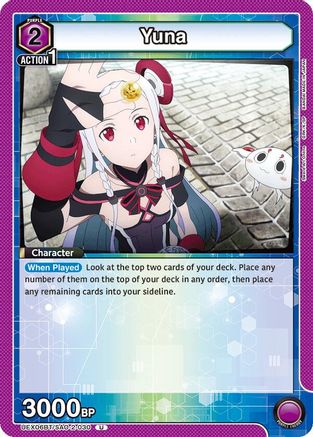 Image of Yuna (030) (UEX06BT/SAO-2-030) - UEX06BT Sword Art Online Vol2