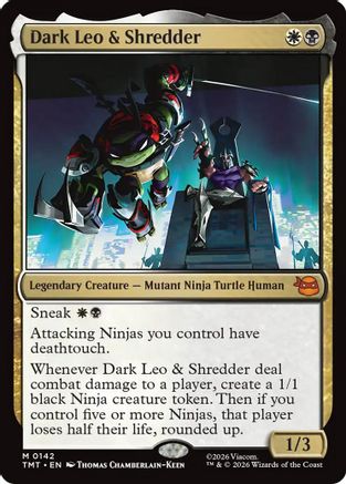 Image of Dark Leo & Shredder [Teenage Mutant Ninja Turtles]