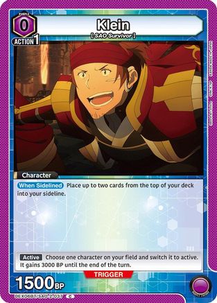 Image of Klein (037) (UEX06BT/SAO-2-037) - UEX06BT Sword Art Online Vol2