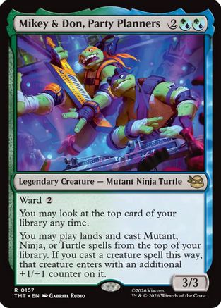 Image of Mikey & Don, Party Planners [Teenage Mutant Ninja Turtles]