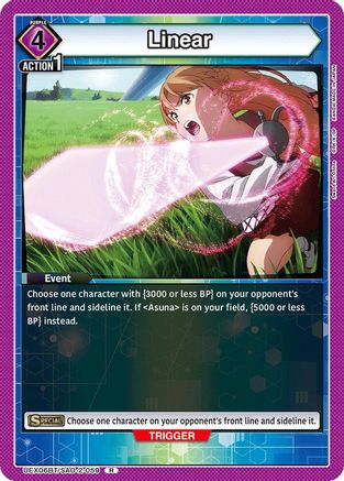 Image of Linear (UEX06BT/SAO-2-059) - UEX06BT Sword Art Online Vol2 Foil
