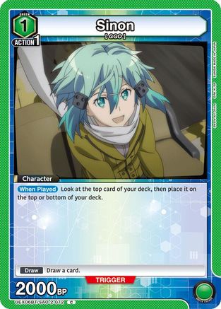 Image of Sinon (072) (UEX06BT/SAO-2-072) - UEX06BT Sword Art Online Vol2