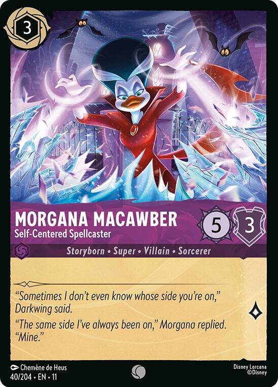 Image of Morgana Macawber - Self-Centered Spellcaster (40/204) [Winterspell]