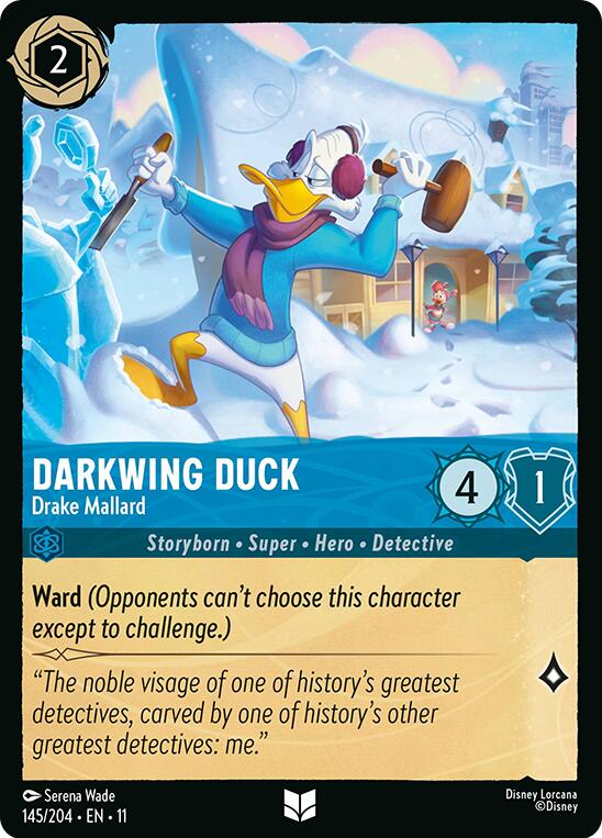 Image of Darkwing Duck - Drake Mallard (145/204) [Winterspell]