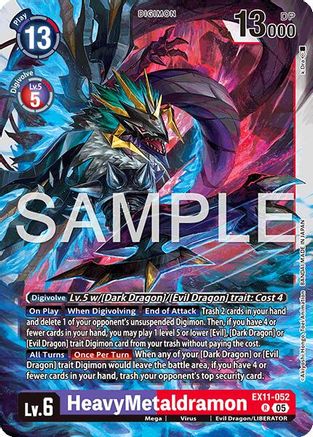 Image of HeavyMetaldramon [EX11-052] [Dawn of Liberator]