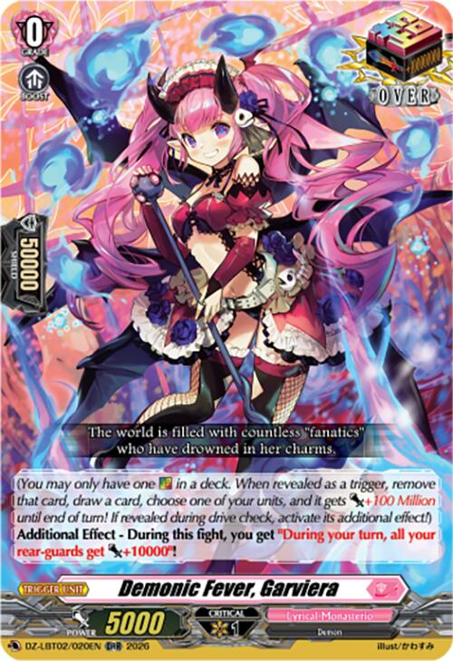 Image of Demonic Fever, Garviera (DZ-LBT02/020EN) [Lyrical Monasterio Season of Wonders]