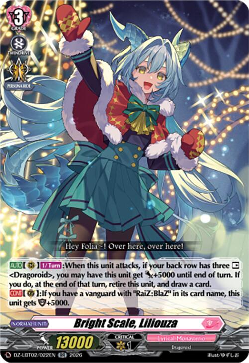 Image of Bright Scale, Liliouza (DZ-LBT02/022EN) [Lyrical Monasterio Season of Wonders]