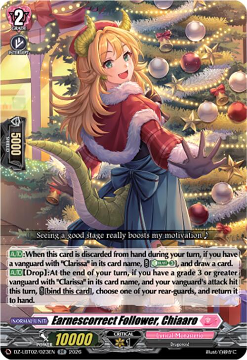Image of Earnescorrect Follower, Chiaaro (DZ-LBT02/023EN) [Lyrical Monasterio Season of Wonders]