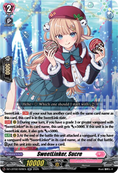 Image of SweetLinker, Sucre (DZ-LBT02/028EN) [Lyrical Monasterio Season of Wonders]