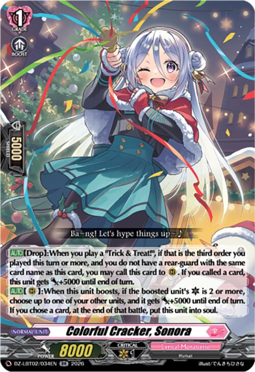 Image of Colorful Cracker, Sonora (DZ-LBT02/034EN) [Lyrical Monasterio Season of Wonders]