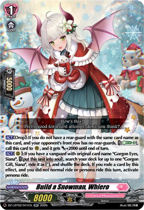 Image of Build a Snowman, Whiero (DZ-LBT02/041EN) [Lyrical Monasterio Season of Wonders]