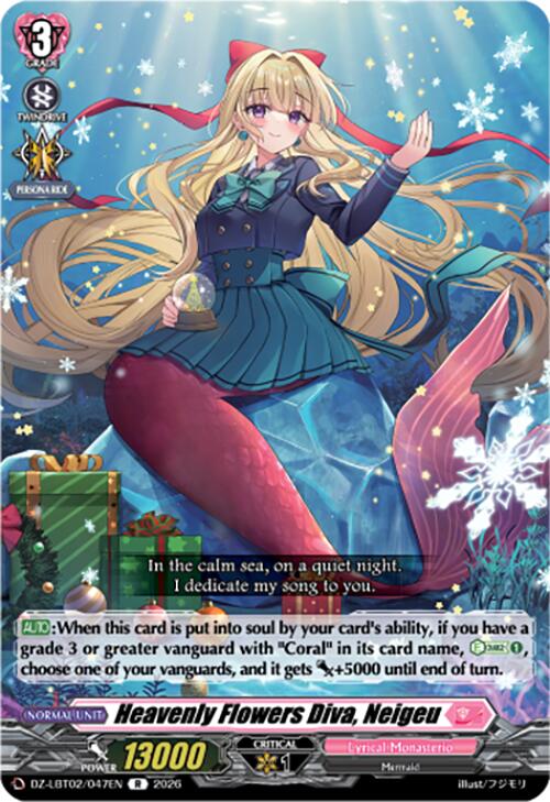 Image of Heavenly Flowers Diva, Neigeu (DZ-LBT02/047EN) [Lyrical Monasterio Season of Wonders]