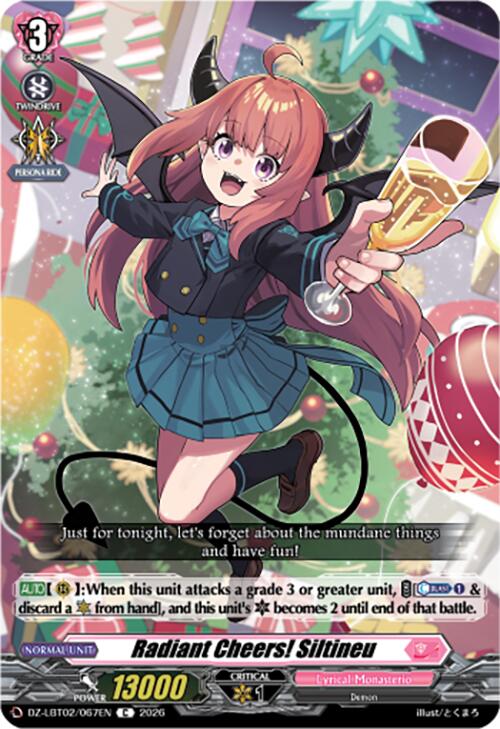 Image of Radiant Cheers, Siltineu (DZ-LBT02/067EN) [Lyrical Monasterio Season of Wonders]