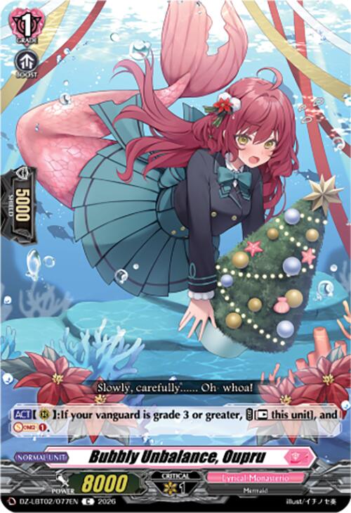 Image of Bubbly Imbalance, Oupru (DZ-LBT02/077EN) [Lyrical Monasterio Season of Wonders]