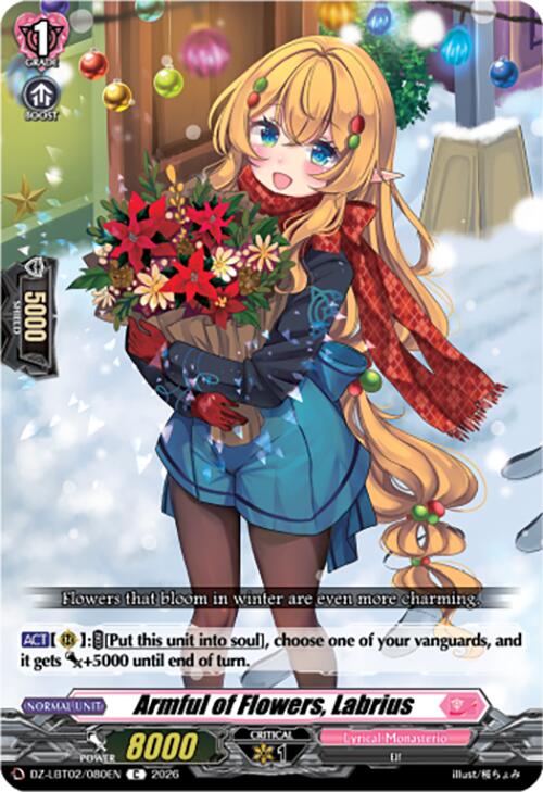Image of Armful of Flowers, Labrius (DZ-LBT02/080EN) [Lyrical Monasterio Season of Wonders]