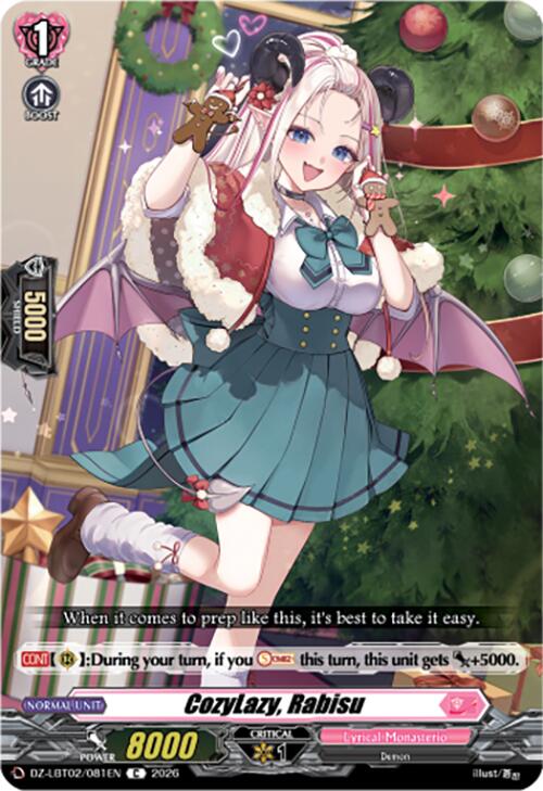 Image of CozyLazy, Rabisu (DZ-LBT02/081EN) [Lyrical Monasterio Season of Wonders]