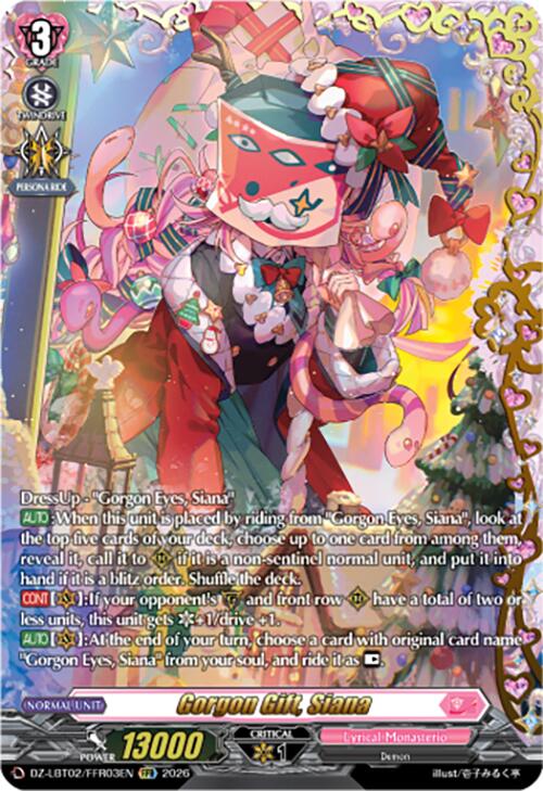 Image of Gorgon Gift, Siana (DZ-LBT02/FFR03EN) [Lyrical Monasterio Season of Wonders]