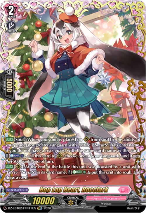 Image of Hop Lop Heart, Rocclark (DZ-LBT02/FFR11EN) [Lyrical Monasterio Season of Wonders]