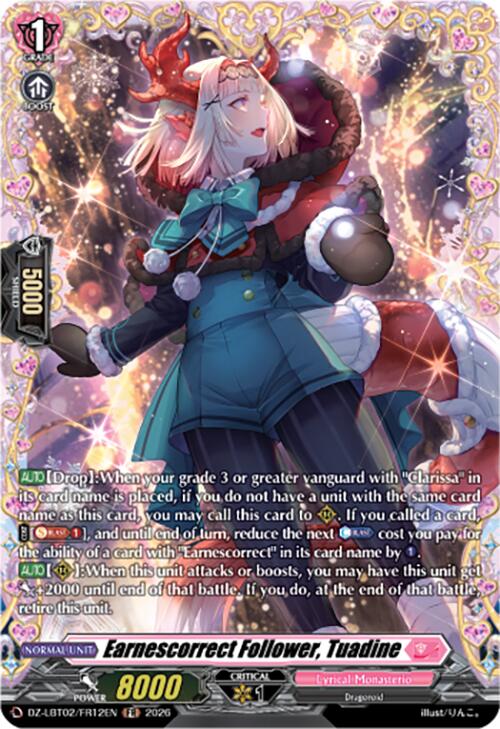 Image of Earnescorrect Follower, Tuadine (DZ-LBT02/FR12EN) [Lyrical Monasterio Season of Wonders]