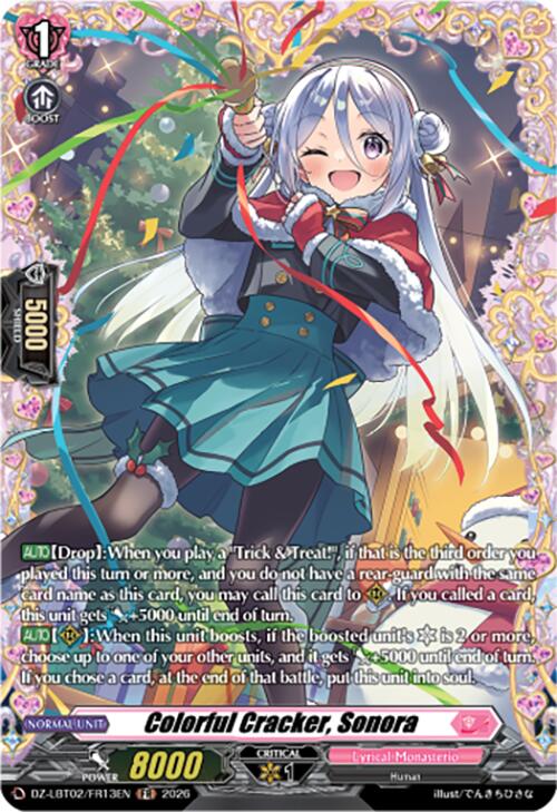 Image of Colorful Cracker, Sonora (DZ-LBT02/FR13EN) [Lyrical Monasterio Season of Wonders]