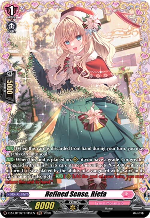 Image of Refined Sense, Riefa (DZ-LBT02/FR19EN) [Lyrical Monasterio Season of Wonders]