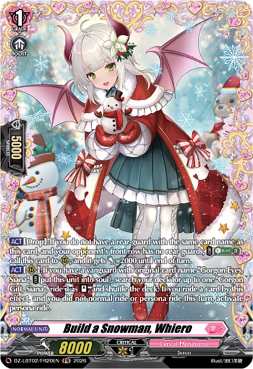 Image of Build a Snowman, Whiero (DZ-LBT02/FR20EN) [Lyrical Monasterio Season of Wonders]