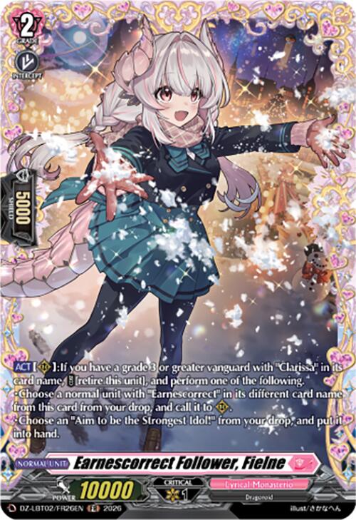 Image of Earnescorrect Follower, Fielne (DZ-LBT02/FR26EN) [Lyrical Monasterio Season of Wonders]