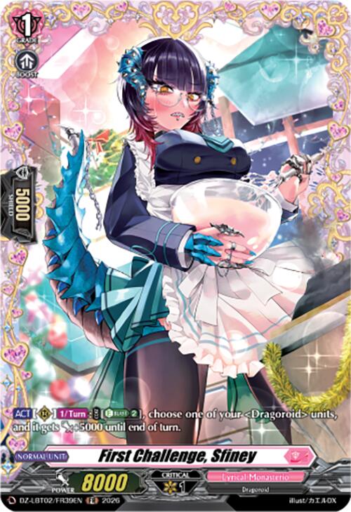 Image of First Challenge, Sfiney (DZ-LBT02/FR39EN) [Lyrical Monasterio Season of Wonders]